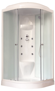 Душевая кабина Royal Bath HK стекло белое/матовое 100x100см RB100HK7-WC